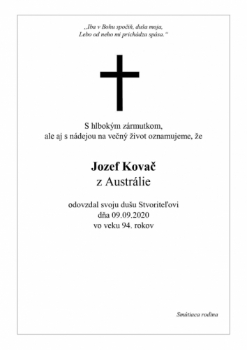 Jozef Kovač
